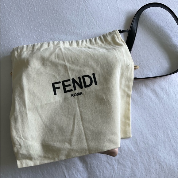 Mini Fendi crossbody in lamb leather - Picture 5 of 10